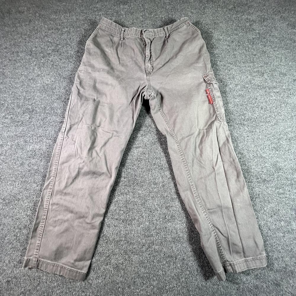 Portwest Cargo Pant Men's 2XL Beige Cotton Straight-Leg Workwear Utility Travel